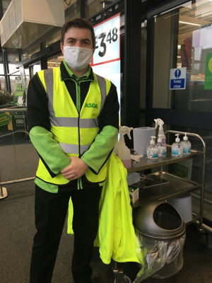 Michael King is thriving after getting a job at Asda Swindon Haydon