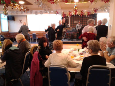 Jan Craig from Asda Middleton Park in Aberdeen supports the Salvation Army Christmas party
