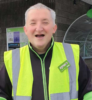 Friendly Asda Middleton Park porter Gordon Wedderburn