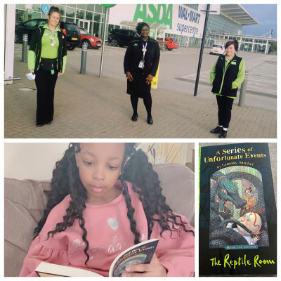 Colleagues at Asda Milton Keynes dubbed the Asda Angels for helping Adaya Lubega