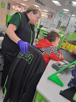 Spencer Robinson at Asda Dundee Milton