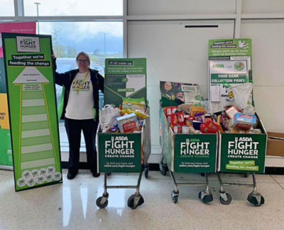 Asda Fight Hunger Create Change collection drive for local food banks