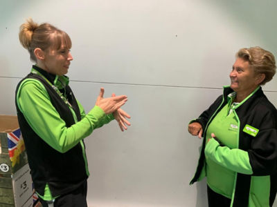 Deborah and Jean Asda Rushden