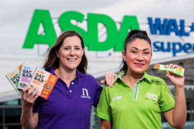 Lower-sugar Oat Bars from Nairn's are now available at Asda stores across Scotland