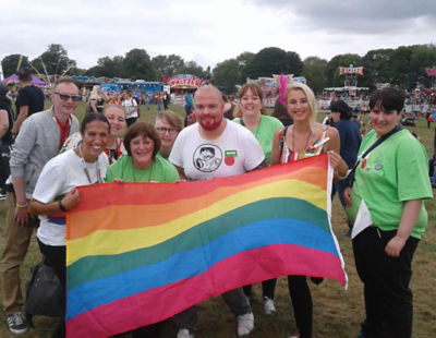 Asda colleagues at Newcastle Pride