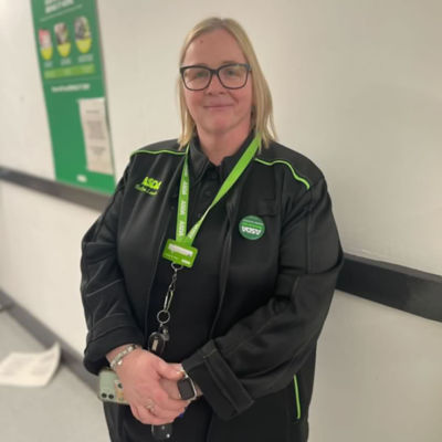 Jackie Kelly at Asda Newton Mearns