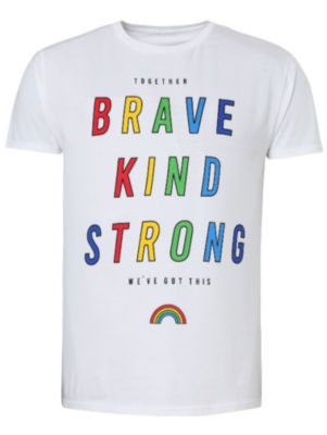 Rainbow T-shirt from George at Asda supports NHS Charities Together and The Care Workers' Charity