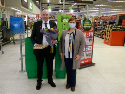 Nigel Fiddes at Asda Peterborough