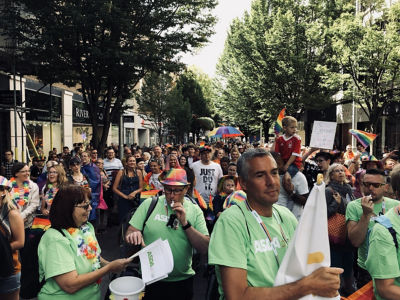 Asda colleagues support Nottingham Pride