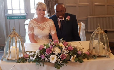 Oadby colleagues Ruth and Andy
