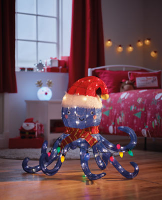 Octopus light indoors