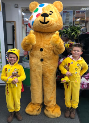 Asda Harwich community champion Deirdre's Pudsey surprise for Oliver