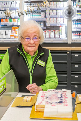 Happy 90th birthday to Frances King-Nash from Asda Brighton Hollingbury