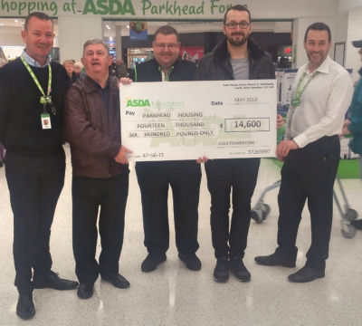 Asda Foundation grant for Parkhead Schoolhouse Community Centre