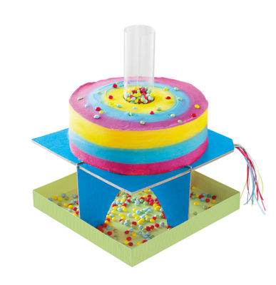 Rainbow Crash Cake