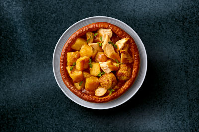 Chicken-stuffed Yorkshire Pudding