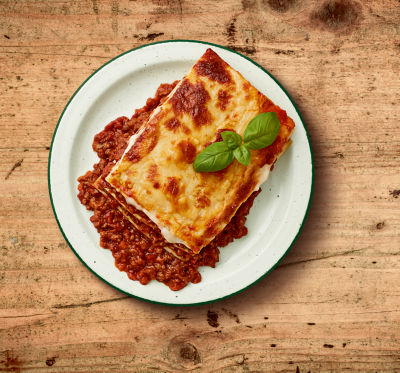 Beef lasagne