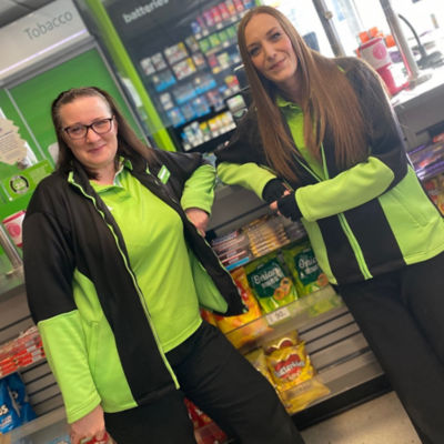 Finola Clarkson and Lisa Cuppit from Asda Peterlee