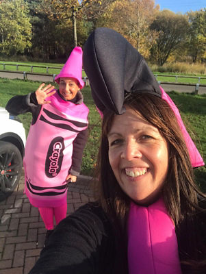 Asda Dunbar charity walk for Tickled Pink