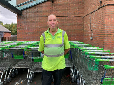 Evan Donlan at Asda Blackburn