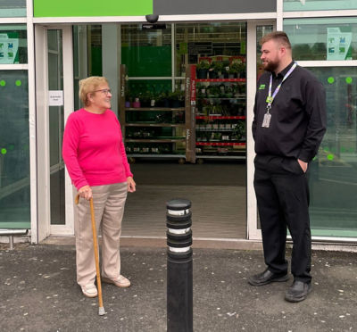 Elsie Abbot has thanked her "guardian angel" Steven Rice from Asda Enniskillen