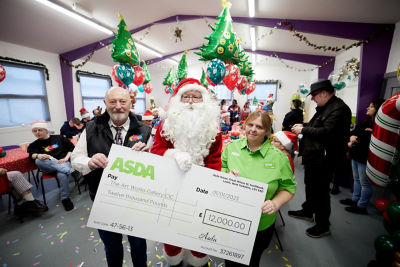 Asda Spreading Christmas Cheer at Art Works in Sheffield