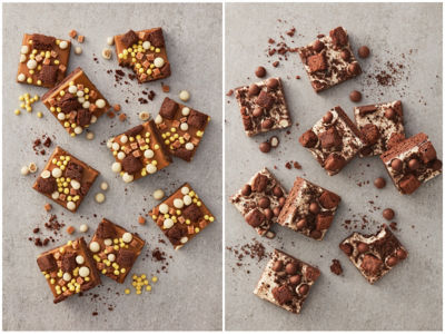 Banoffee and Cookies and Cream Loaded Brownies