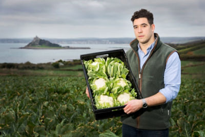 Asda cauliflower grower Tom Simmons