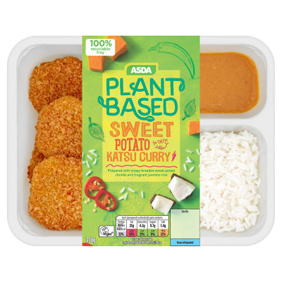 Asda vegan plant based katsu curry 