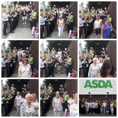 Asda Plymouth long serving colleagues