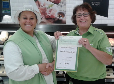 Asda Pudsey colleagues Claire Ridsdale and Sandra Deakins