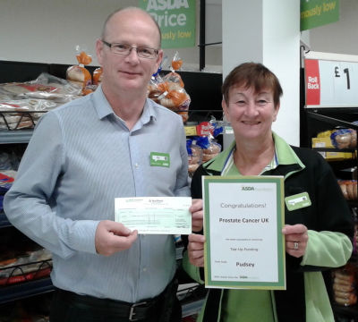 Asda Pudsey colleague Tracy Hurst