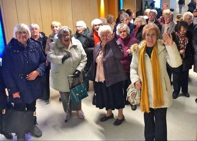 Members of St Joseph's Tuesday Club in Pudsey enjoy VIP night at theatre thanks to Asda Foundation
