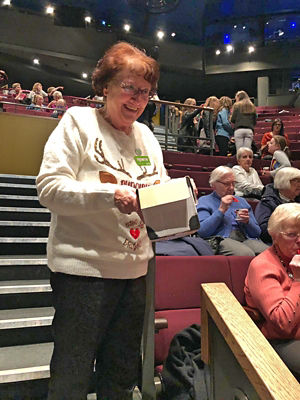 Members of St Joseph's Tuesday Club in Pudsey enjoy VIP night at theatre thanks to Asda Foundation