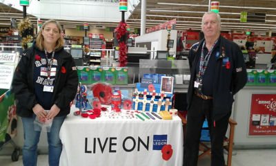 Poppy Appeal at Asda Pudsey
