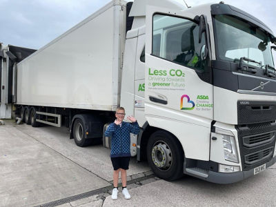 Lewis Sinclair at Asda Queensferry
