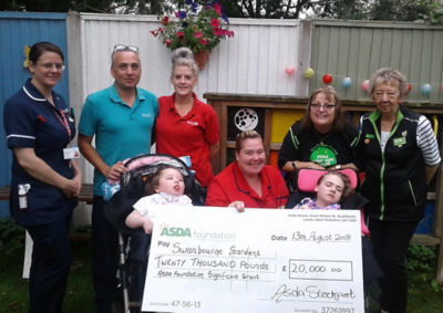 Asda community champions with the Swanbourne Gardens team