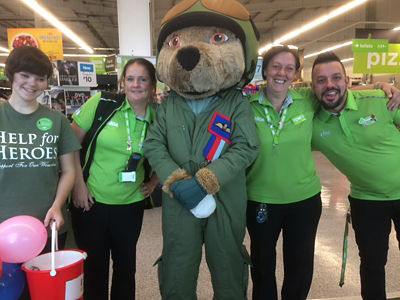 Help for Heroes at Asda Reddish