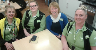 'Work mum' colleagues at Asda Reddish ahead of Mother's Day