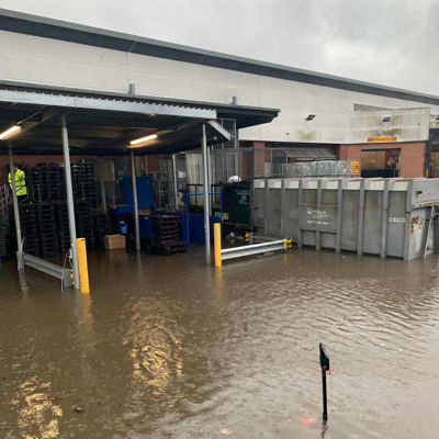 Asda Rochdale flooding