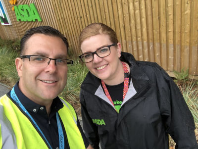 Asda South Ruislip colleagues Lee and Laura