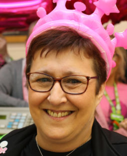 Kim Kilgour from Asda Carlisle is backing the Asda Be Your Breast Friend breast cancer campaign