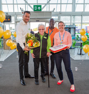 Happy 90th birthday to Frances King-Nash from Asda Brighton Hollingbury