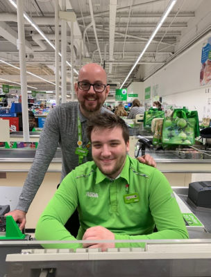 Oren Brown and Dean Holliday from Asda Spennymoor