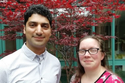 Middlesbrough foodbank - Soroush and Lee-Anne