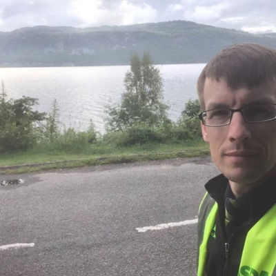 Home Shopping colleague Ash from Asda Inverness by Loch Ness