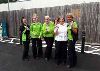 Waste plastic used to create asphalt at Wakefield store car park