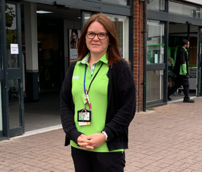 Laura Burton from Asda South Woodham Ferrers is training to run the London Marathon