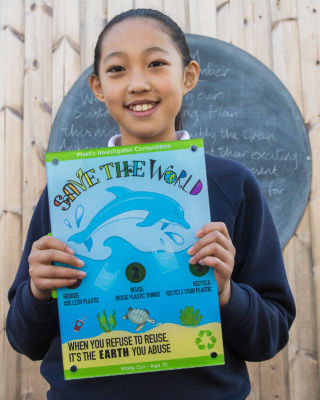 Henleaze Primary School in Bristol wins £20,000 in Asda’s national poster competition aimed at tackling plastic pollution