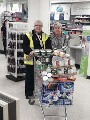 Doncaster Asda donates goods to help victims of flooding